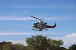 Helikopter BNPB Evakuasi Warga Korban Longsor